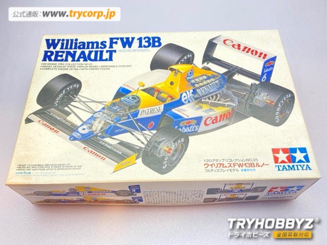 タミヤ 1/20 ウィリアムズ FW13B ルノー ディスプレイモデル 20025