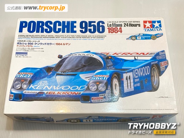 タミヤ 1/24 ポルシェ956 ケンウッドカラー 1984 ルマン ディスプレイモデル 24314