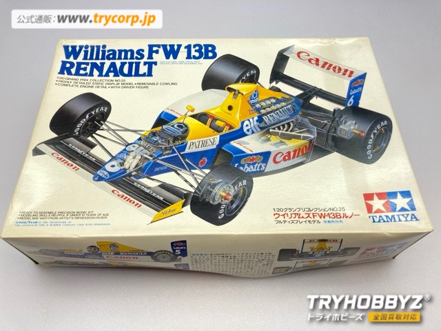 タミヤ 1/20 ウィリアムズ FW13B ルノー ディスプレイモデル 20025