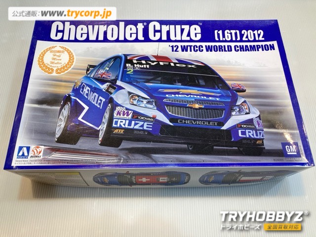 アオシマ 1/24 シボレー クルーズ 1.6T ’12 WTCC ワールドチャンピオン仕様 082997 初回特典付