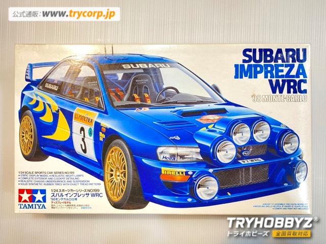 タミヤ 1/24 スバル インプレッサ WRC’98モンテカルロ仕様 ディスプレイモデル 24199